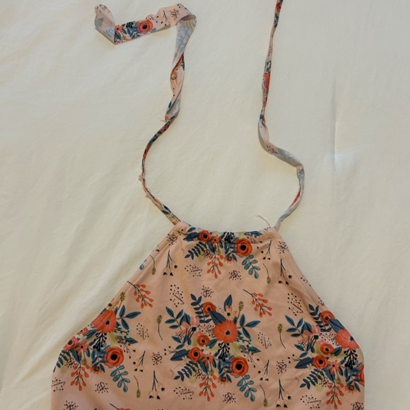 Feather Arrow for Peek SwimSuit for Girls Size 12 One piece Floral - Picture 3 of 4